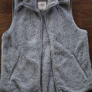 Grey Sherpa Vest